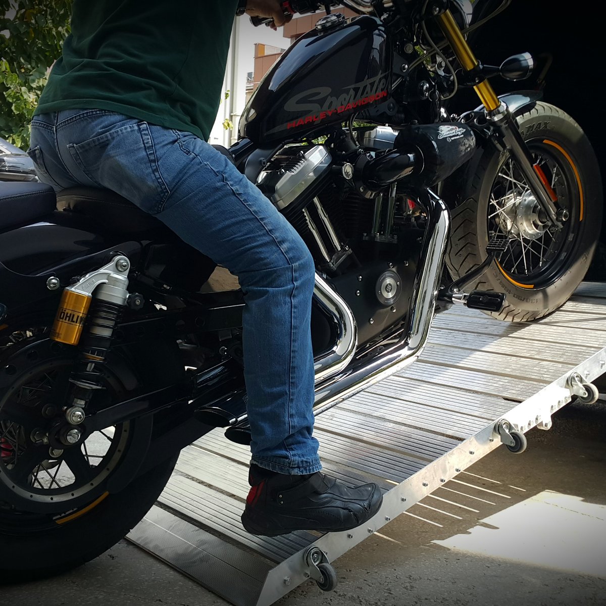 Portatif Motosiklet Arac Yukleme Rampasi Medlis